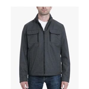 Michael Kors Men's Guilford Soft Shell Jacket Gray Size XL